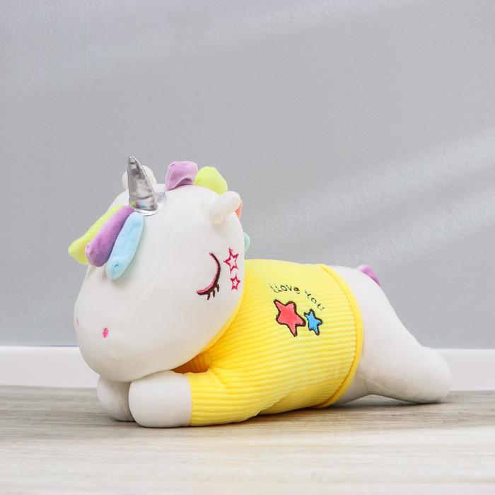 Мягкая игрушка «Единорог», 40 см, цвета МИКС мягкая игрушка единорог с цветами цвета