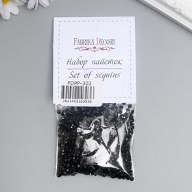 

Набор пайеток "Fabrika Decoru" №303, чёрный