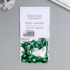 

Набор пайеток "Fabrika Decoru" №215, зелёный