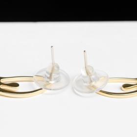 

Серьги со стразами "Танцовщица" искорки, цвет белый в золоте