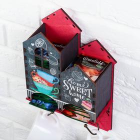 

Чайный домик настенный «Sweet home», 17,3х30,3 см
