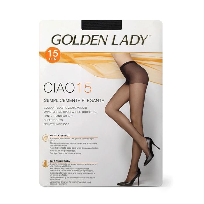 

Колготки женские Golden Lady Ciao, 15 den, размер 4, цвет nero