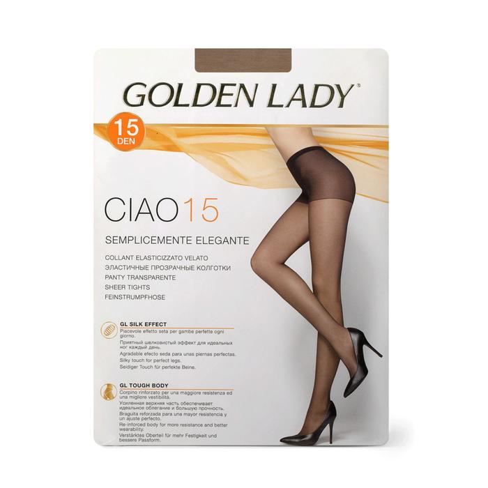 

Колготки женские Golden Lady Ciao, 15 den, размер 3, цвет playa