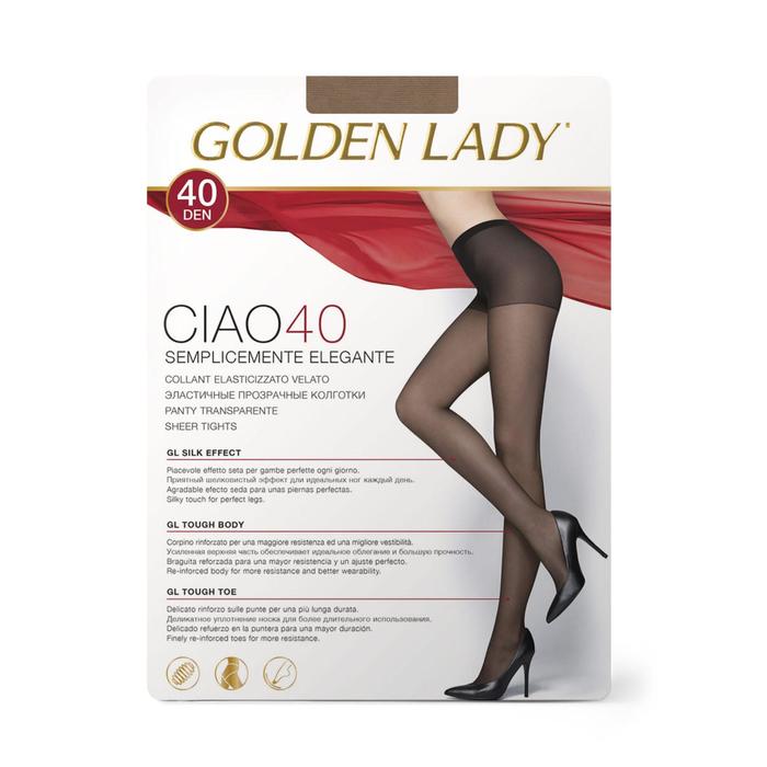 

Колготки женские Golden Lady Ciao, 40 den, размер 4, цвет playa
