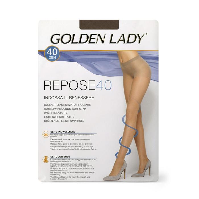 

Колготки женские Golden Lady Repose, 40 den, размер 2, цвет moro