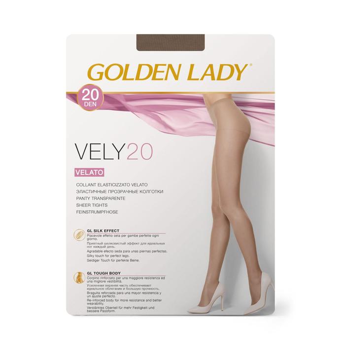 

Колготки женские Golden Lady Vely, 20 den, размер 2, цвет daino