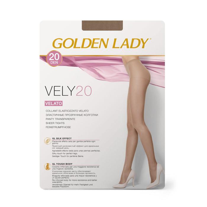 

Колготки женские Golden Lady Vely, 20 den, размер 2, цвет playa