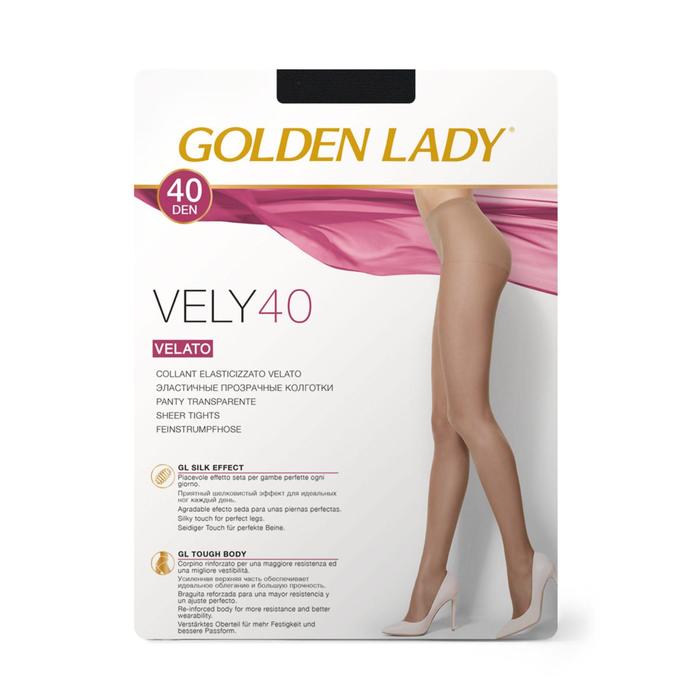 

Колготки женские Golden Lady Vely, 40 den, размер 2, цвет nero