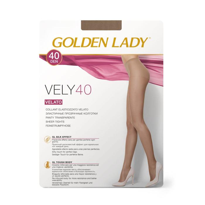 

Колготки женские Golden Lady Vely, 40 den, размер 4, цвет playa
