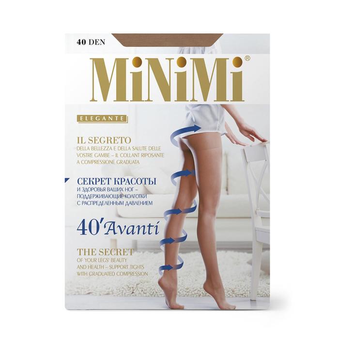 

Колготки женские MiNiMi Avanti, 40 den, размер 6, цвет daino
