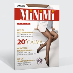 Колготки женские MiNiMi CALMA 20 den 3D, цвет загар (daino), размер 2 (S)