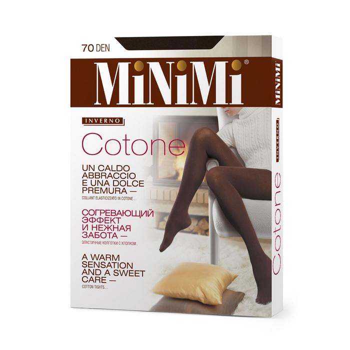 

Колготки женские MiNiMi Cotone, 70 den, размер 4, цвет moka
