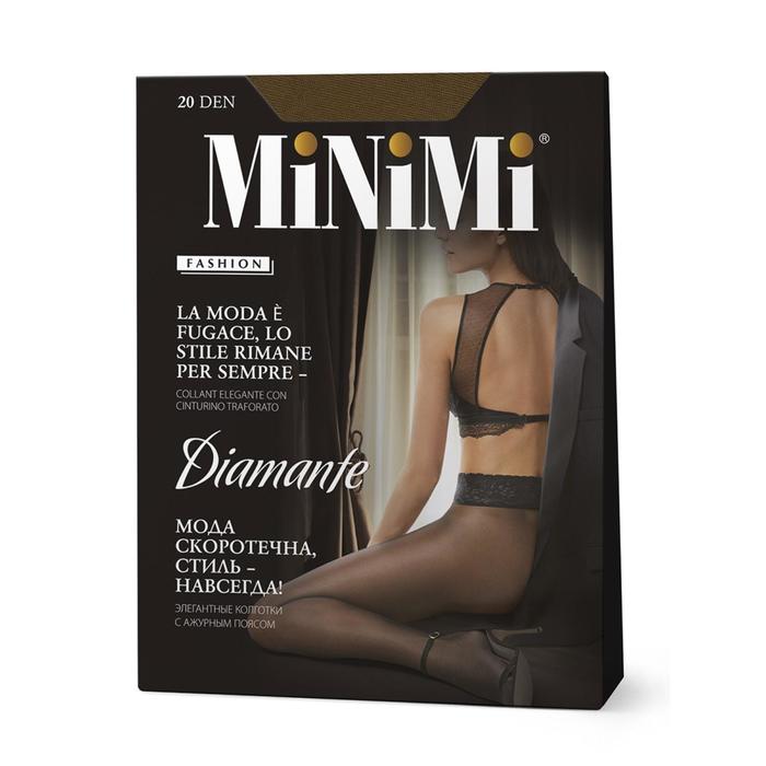 

Колготки женские MiNiMi Diamante, 20 den, размер 2, цвет abbronzante