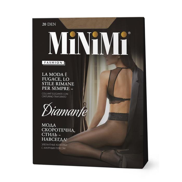 

Колготки женские MiNiMi Diamante, 20 den, размер 2, цвет caramello