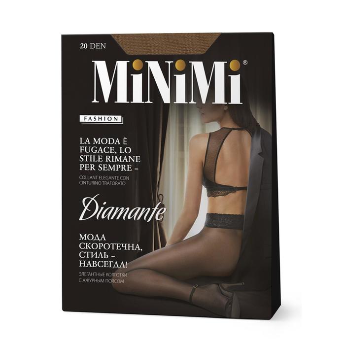 

Колготки женские MiNiMi Diamante, 20 den, размер 2, цвет daino