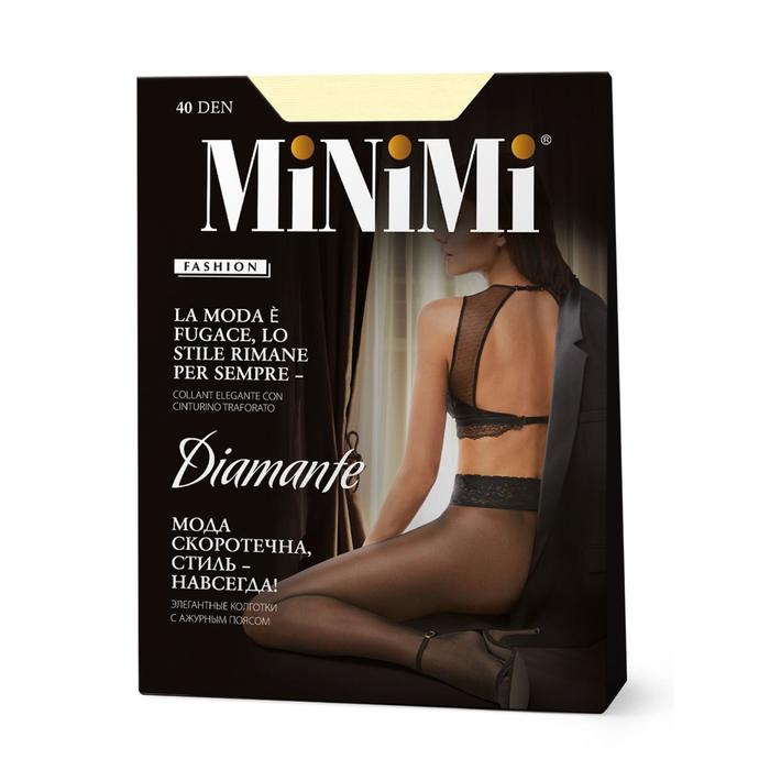 

Колготки женские MiNiMi Diamante, 40 den, размер 4, цвет avorio