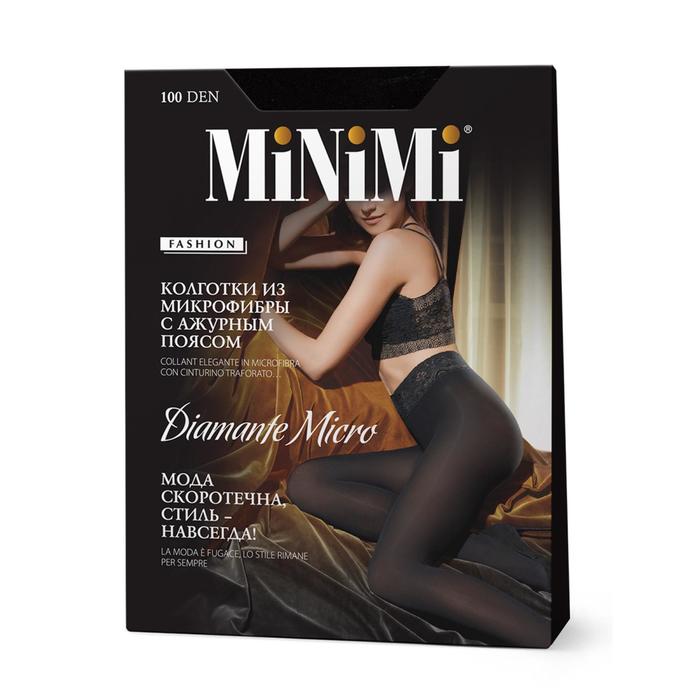 

Колготки женские MiNiMi Diamante Micro, 100 den, размер 4, цвет nero