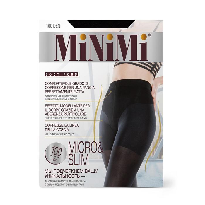 

Колготки женские MiNiMi Micro&Slim, 100 den, размер 3, цвет nero