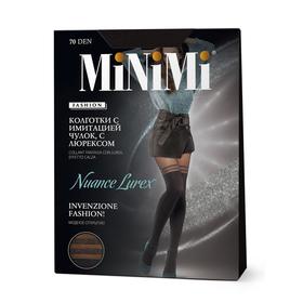 

Колготки женские MiNiMi Nuance Lurex, 70 den, размер 3, цвет carbone