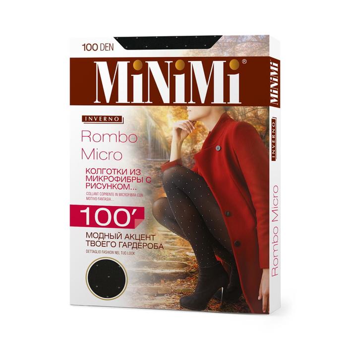 

Колготки женские MiNiMi Rombo Micro, 100 den, размер 3, цвет nero