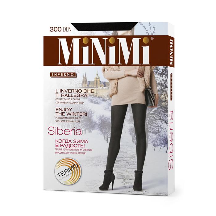 

Колготки женские MiNiMi Siberia, 300 den, размер 7, цвет nero