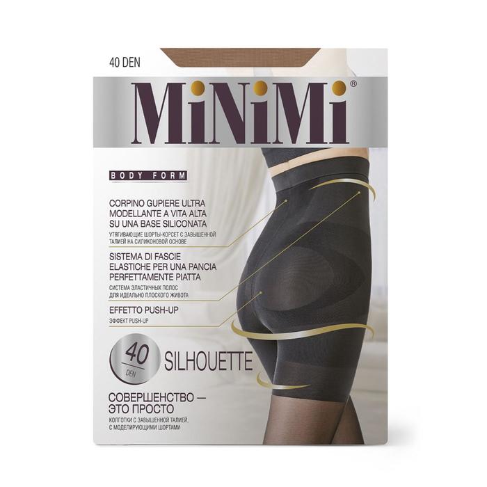 

Колготки женские MiNiMi Silhouette, 40/140 den, размер 2, цвет daino