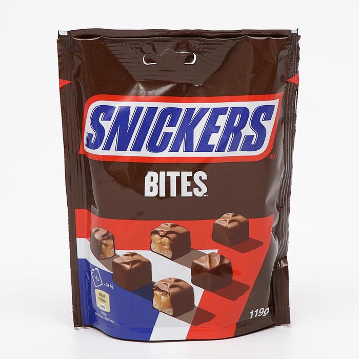 

Конфеты Snickers bites, 119 г