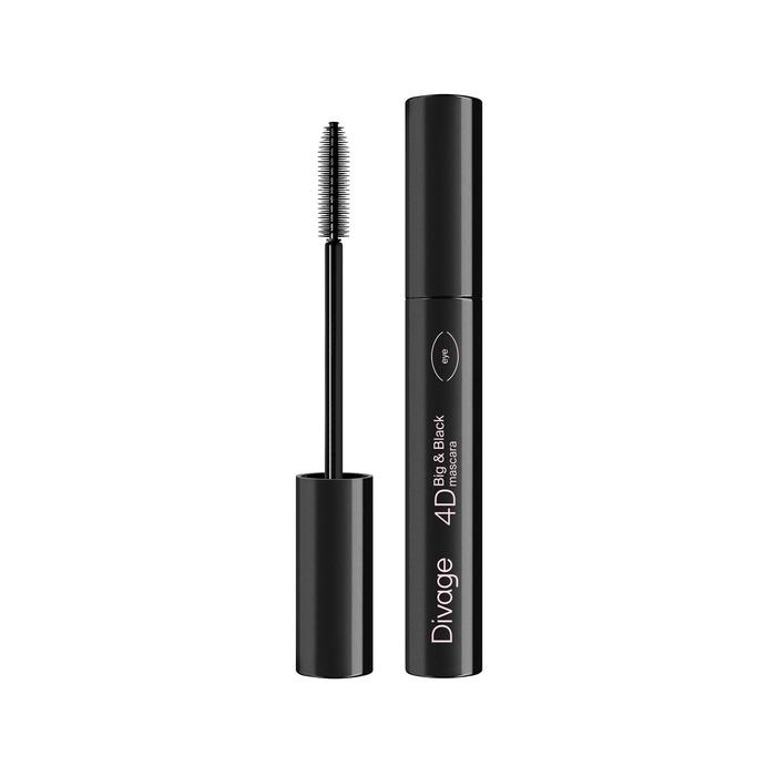

Тушь для ресниц Divage 4D big black, тон черный
