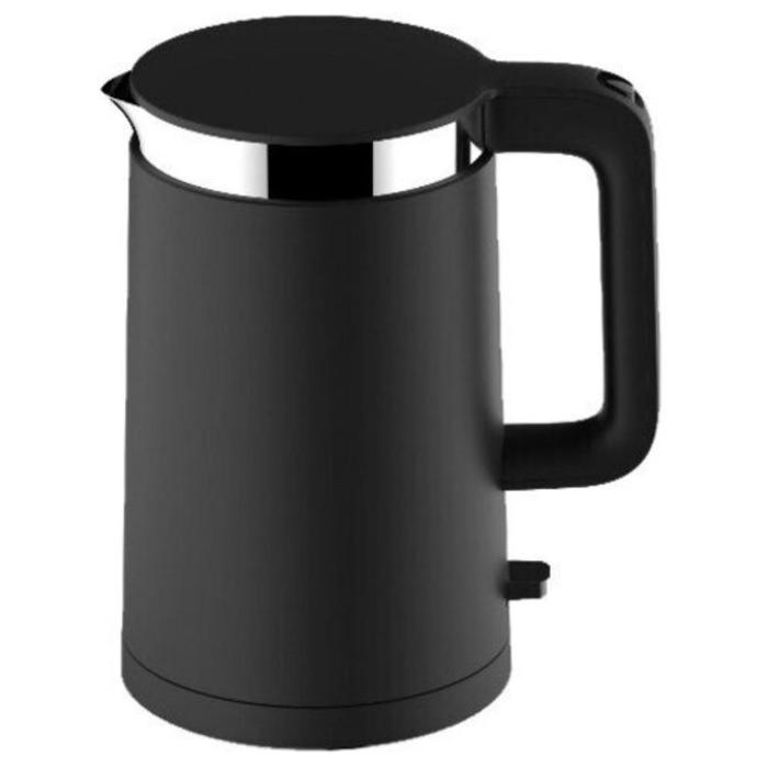 фото Чайник viomi v-mk152b kettle, пластик, колба металл, 1.5 л, 1800 вт, чёрный