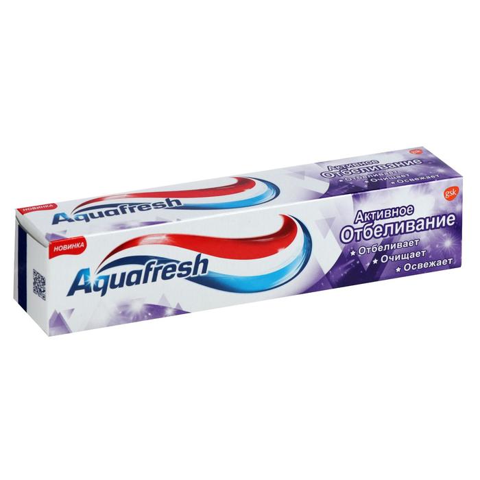 Зубная паста Aquafresh «Активное отбеливание», 100 мл зубная паста aquafresh активное отбеливание 100 мл х 2 шт