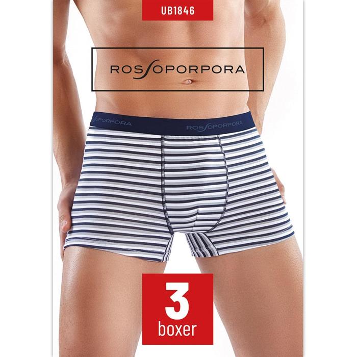 фото Трусы мужские boxer uomo, размер 54/xxl, 3 шт в уп. rossoporpora