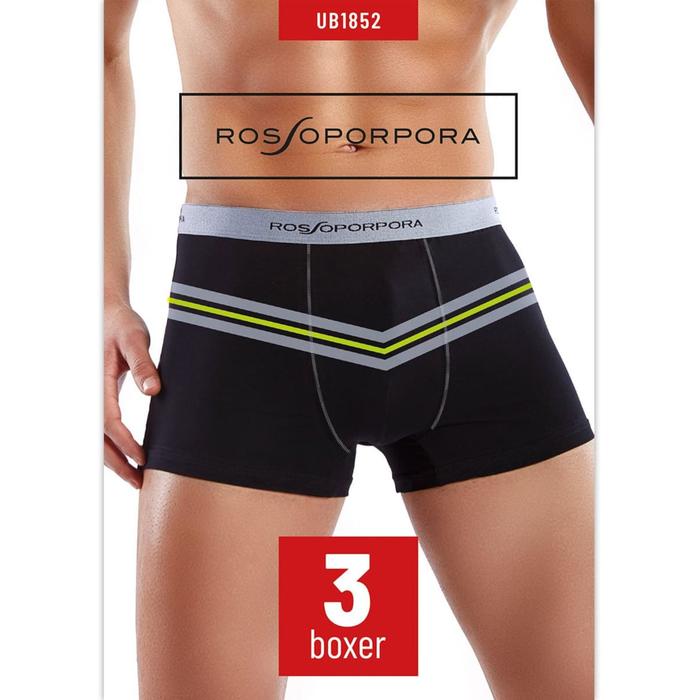 фото Трусы мужские boxer uomo, размер 48/m, 3 шт в уп. rossoporpora