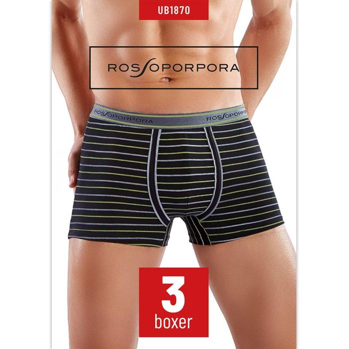 фото Трусы мужские boxer uomo, размер 48/m, 3 шт в уп. rossoporpora