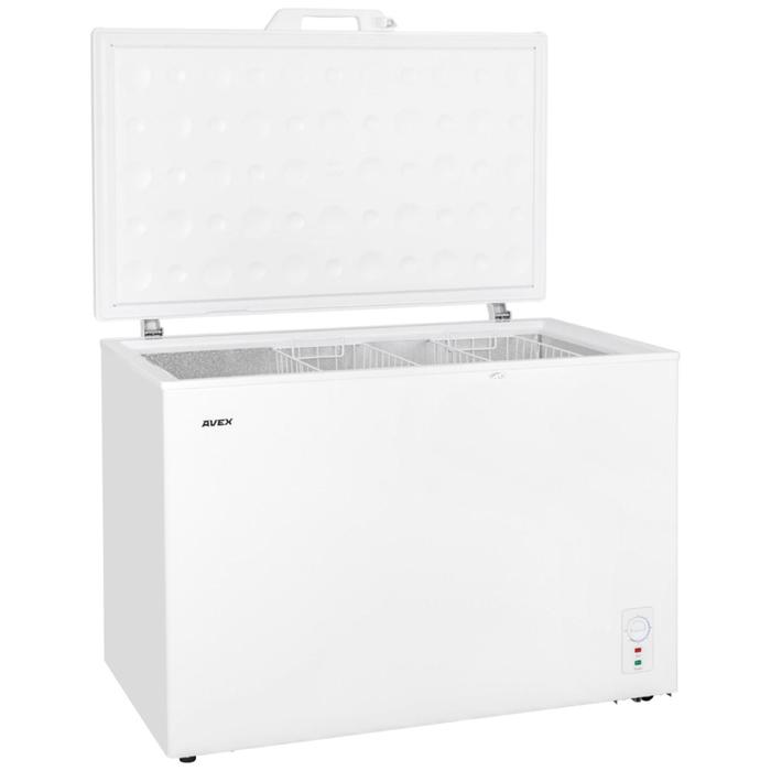 

Морозильный ларь AVEX CF 450 L2W, класс А, 420 л, 24 кг/сутки, белый