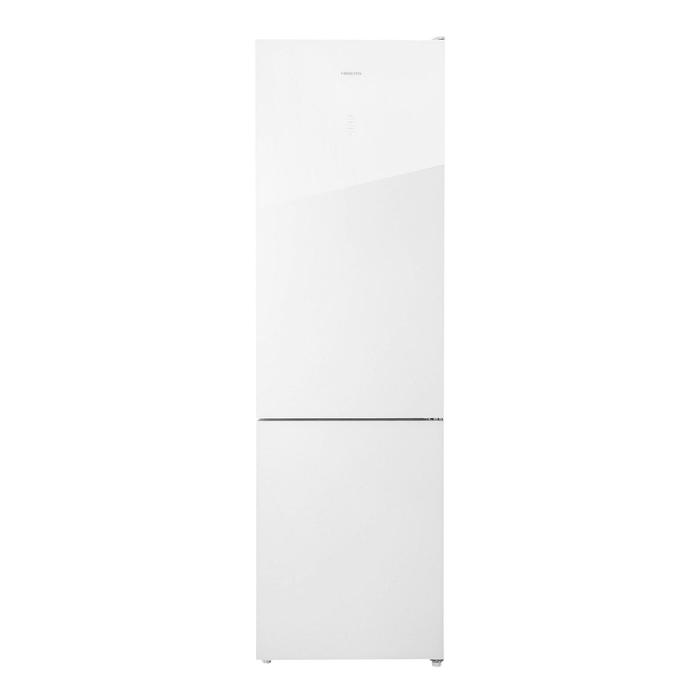 Холодильник HIBERG RFC-400DX NFGW, двухкамерный, класс А+, 380 л, Total No Frost, белый