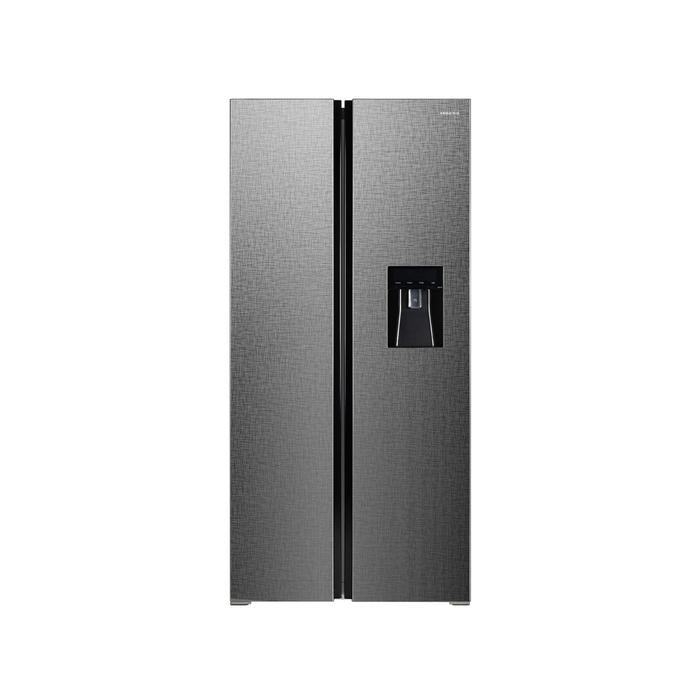 Холодильник HIBERG RFS-484DX NFXq, Side-by-side, класс А+, 472 л, Total No Frost, серебр.