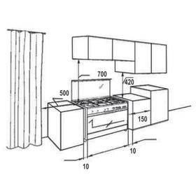 

Плита Körting CKE 98051 CRN, газовая, 8 конфорок, 121 л, чёрная