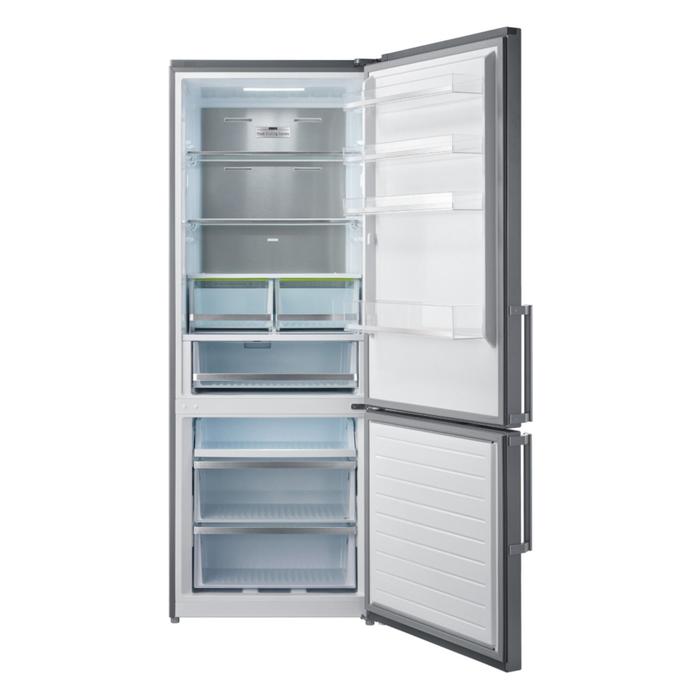 Холодильник Körting KNFC 71887 X, двухкамерный, класс А+, 416 л, серебристый