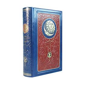 

Большая книга мудрости. Книга в коллекционном кожаном инкрустированном переплете с тремя видами тиснения и украшенным обрезом (Синяя)