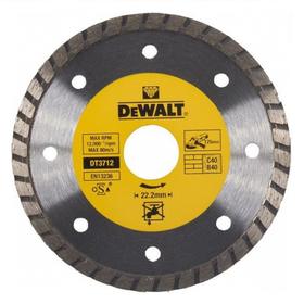 

Диск алмазный отрезной Dewalt DT3712, турбо сегментный, сухой рез, универсальный, 125х22.2мм 62540