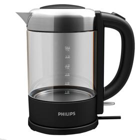 

Чайник Philips HD 9340/90, стекло, 1.5 л, 2200 Вт, чёрный