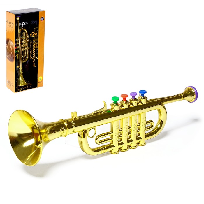 Игрушка музыкальная «Труба», цвета МИКС игрушка музыкальная мелодика цвета микс