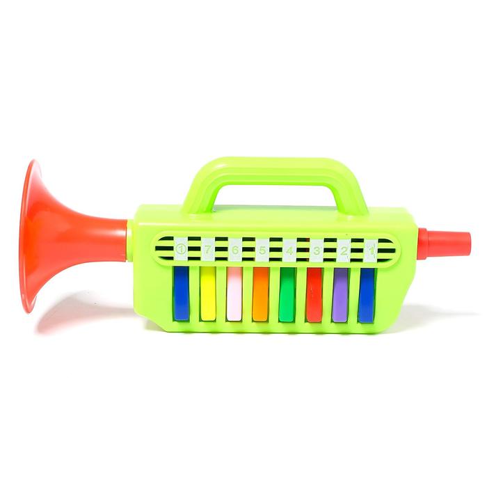 фото Игрушка музыкальная «труба с клавишами», цвета микс