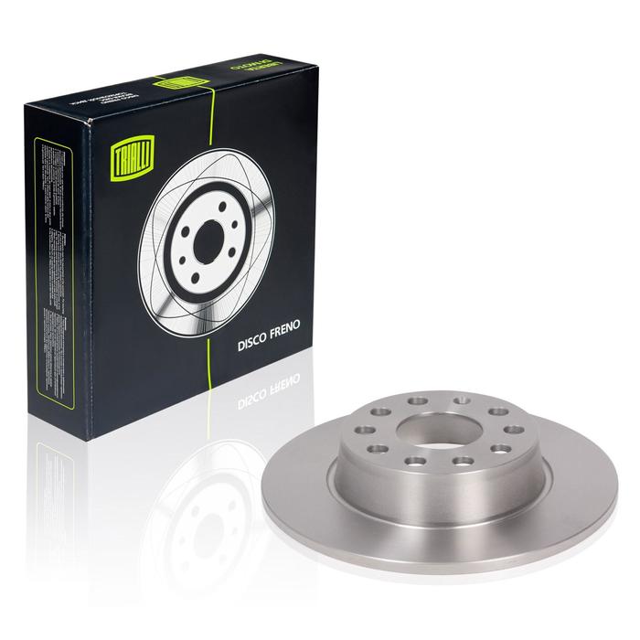 Диск тормозной задний TRIALLI для Skoda Octavia A7 (13-), DF 180114 диск тормозной задний vag 5q0615601d skoda karoq 2017