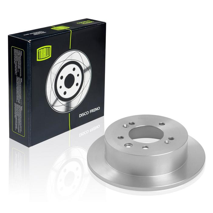 Диск тормозной задний TRIALLI для Hyundai Elantra (06-), DF 084610 тормозной диск задний ferodo ddf1787 284x10 для hyundai opel kia