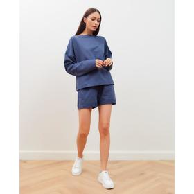 

Костюм женский (толстовка и шорты) MIST, р. 40-42, синий