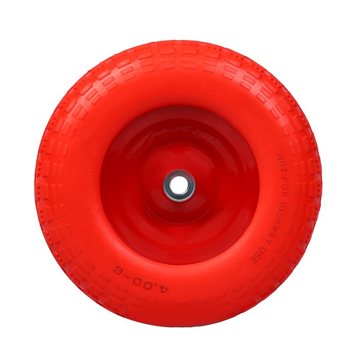 Колесо пенополиуретановое 3.00-8, d = 360 мм, ступица: диаметр 20 мм, длина 90 мм