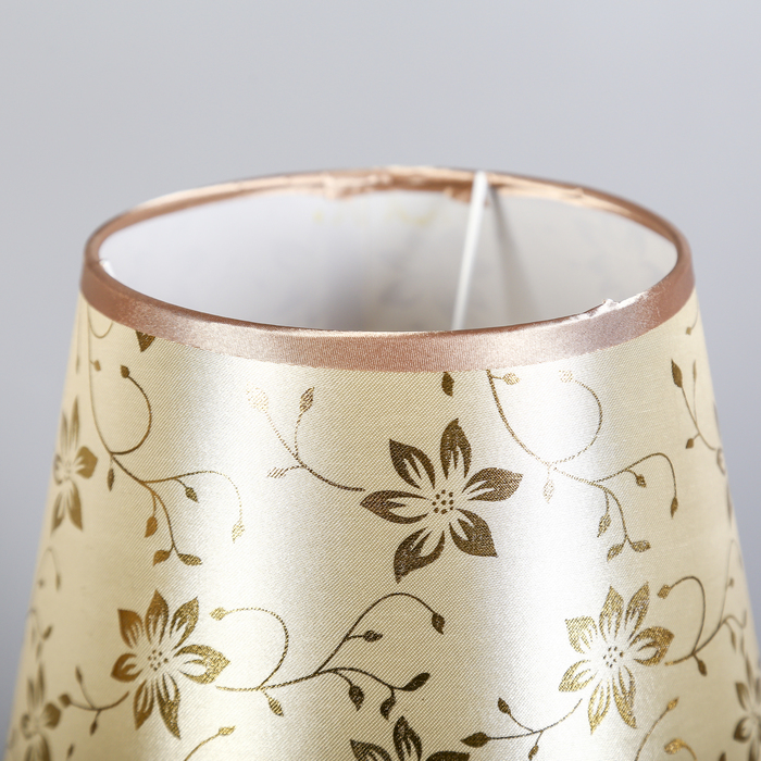 Лампа настольная "Нежная чаша с цветком", 29 см, 220V