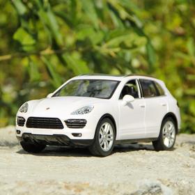 

Машина радиоуправляемая Porsche Cayenne, масштаб 1:14, работает от аккумулятора, свет , цвет белый, MZ 2045
