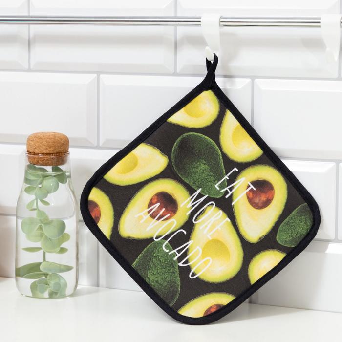

Прихватка "Avocado" 19х19 саржа,100% х/л,ватин 250г/м2